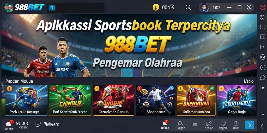 Tampilan menarik dari permainan taruhan olahraga di 988BET.