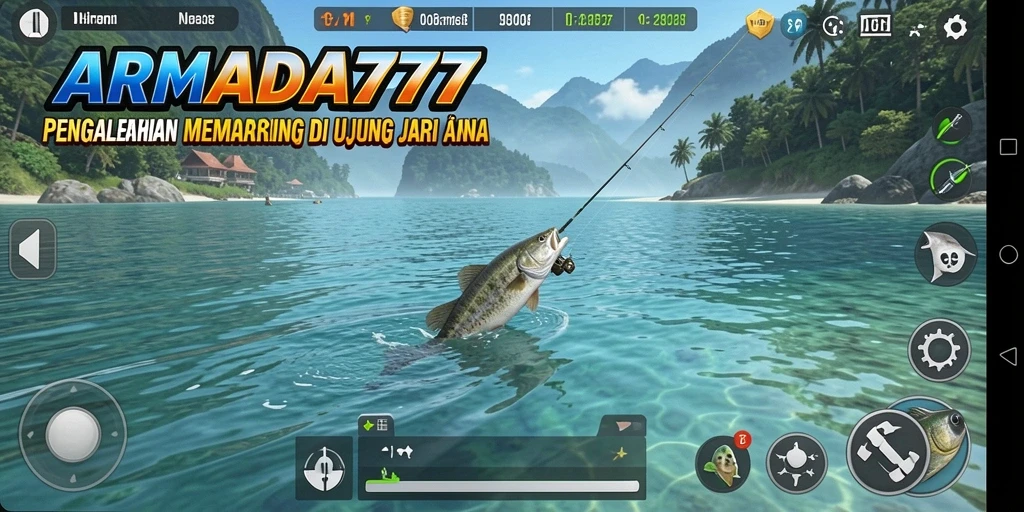 Tangkapan ikan yang mengesankan di ARMADA777 saat gameplay berlangsung.