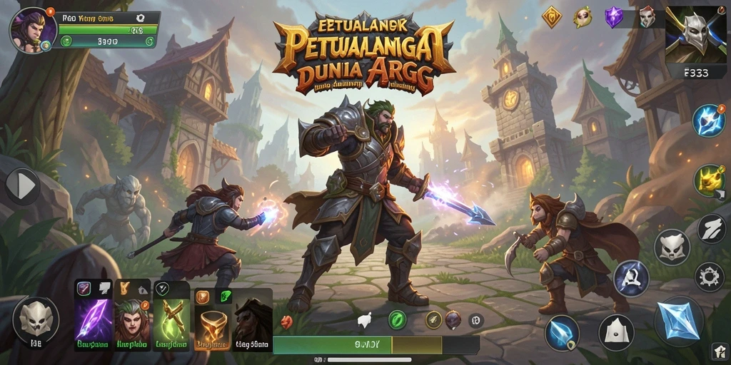 Gameplay menegangkan di dunia fantasi ARPG.