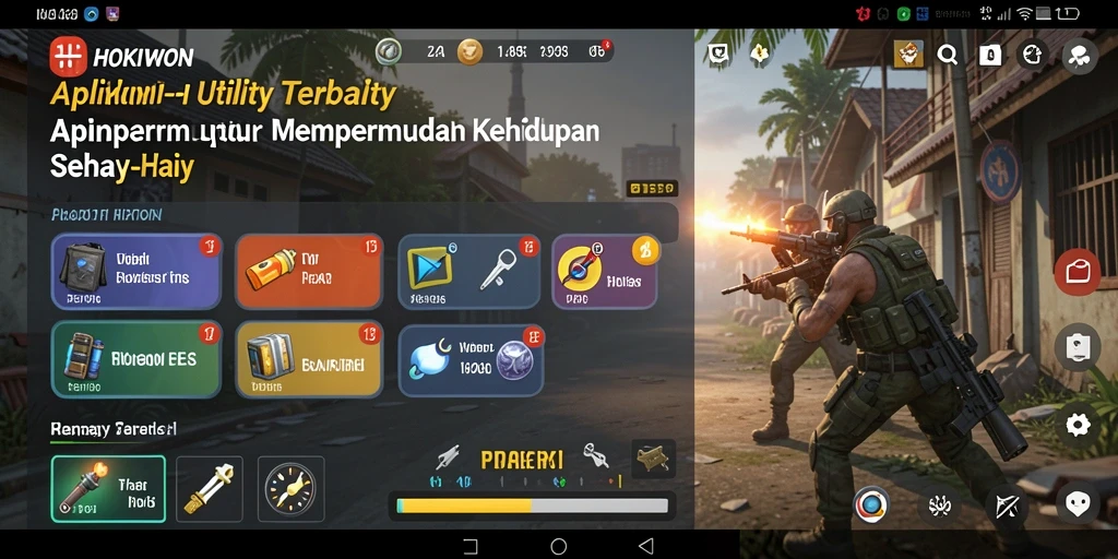 Tampilan antarmuka HOKIWON yang ramah pengguna.
