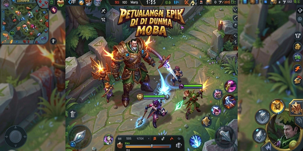 Gameplay epik dari IDRRP dengan pertempuran seru
