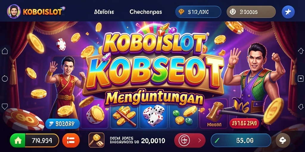 Tangkapan layar gameplay KOBOISLOT yang menarik dan interaktif.