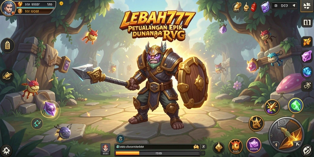 Tangkapan layar LEBAH777 menampilkan aksi pertarungan seru dengan karakter yang berani.