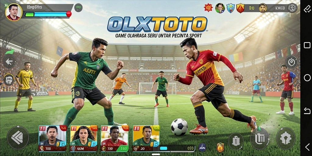 Tampilan gameplay seru di OLXTOTO dengan berbagai olahraga.