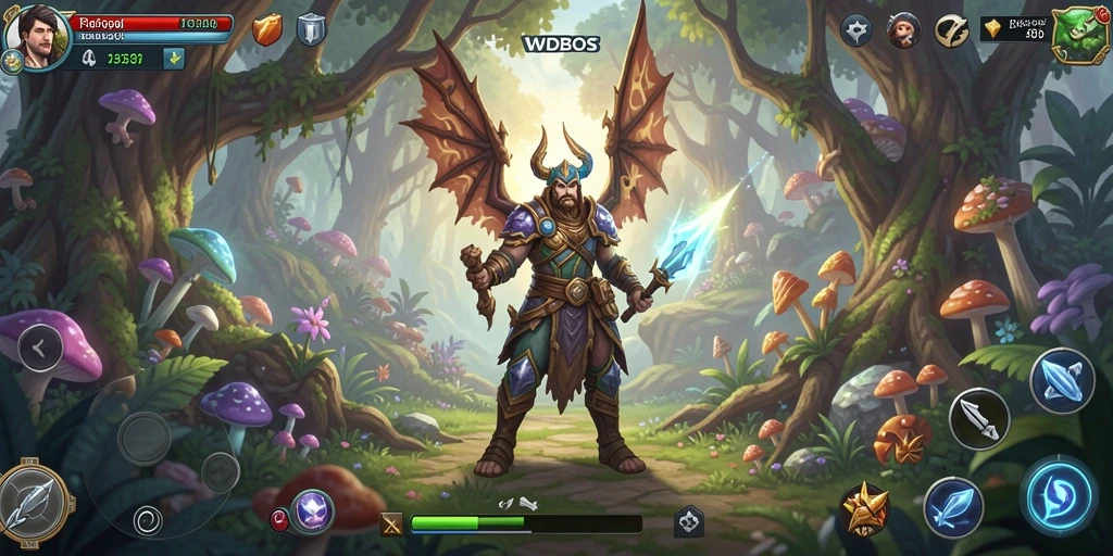 Tampilan gameplay WDBOS yang penuh aksi dan petualangan.