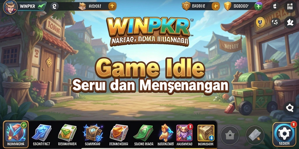 Tampilan gameplay WINPKR yang menarik dan menawan.